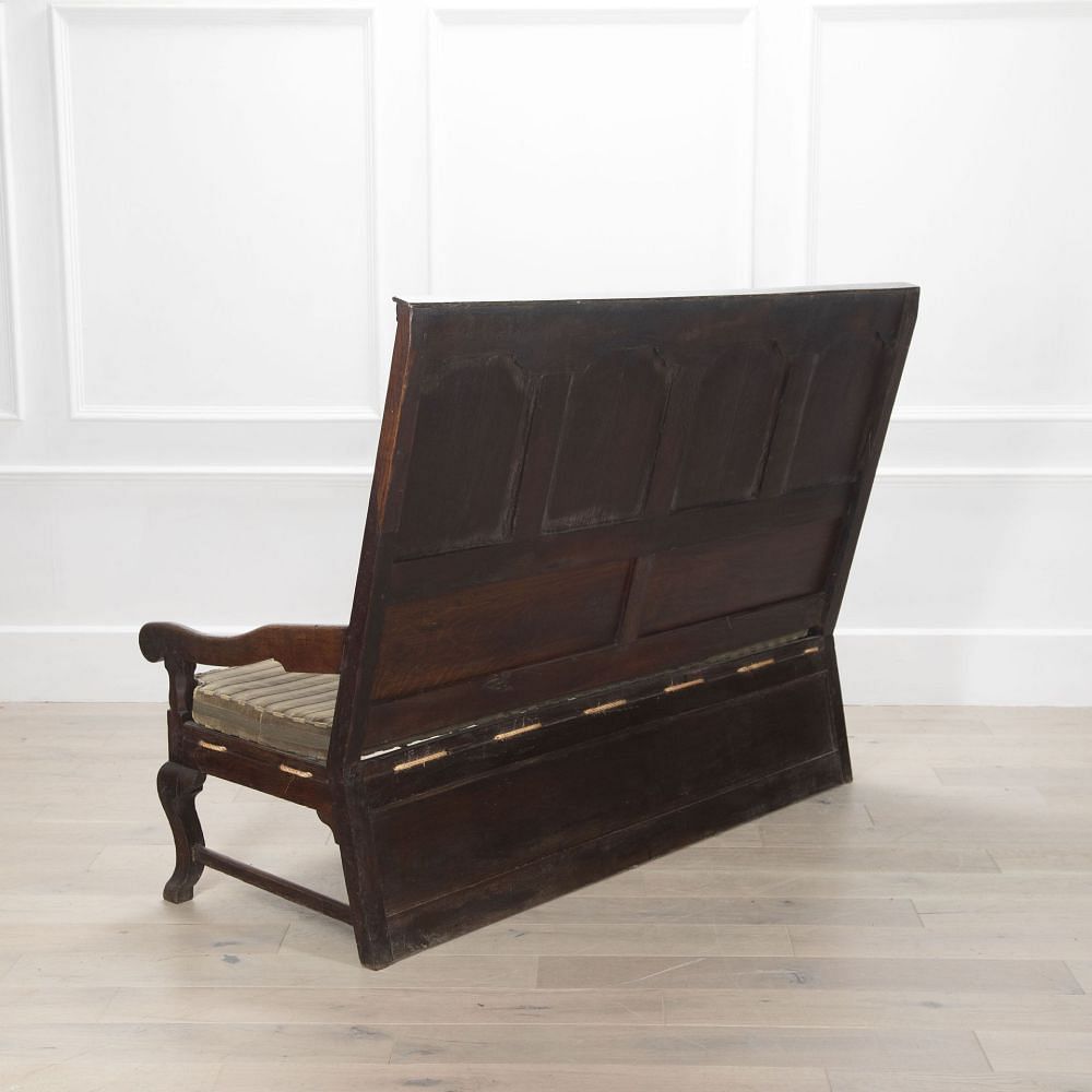 Mid 18th Century English Oak Settle SB9233520