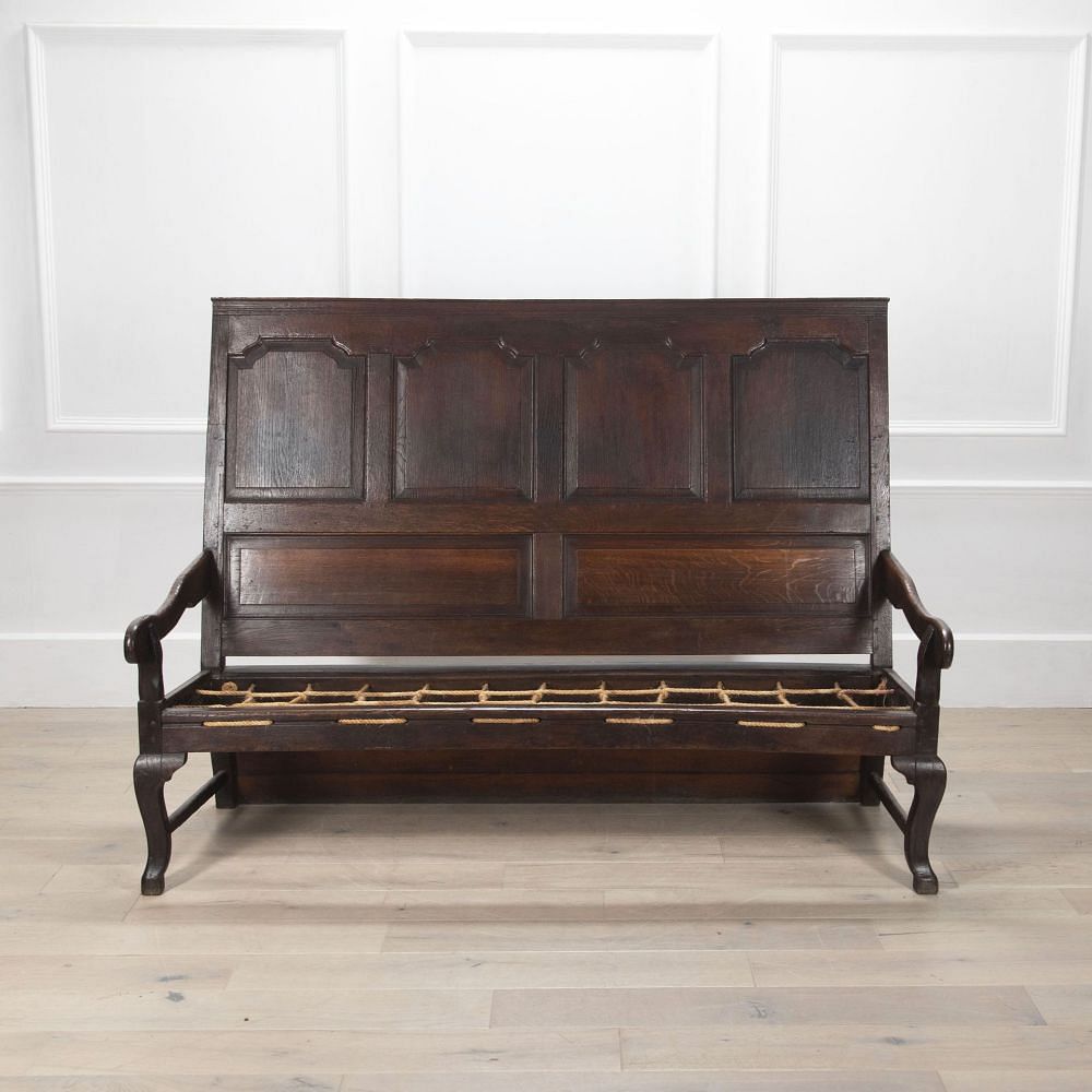 Mid 18th Century English Oak Settle SB9233520