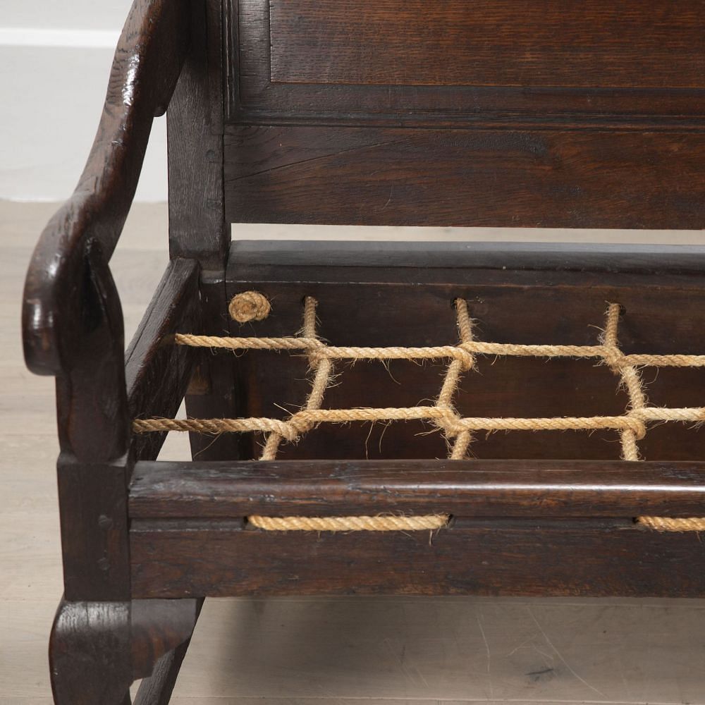 Mid 18th Century English Oak Settle SB9233520