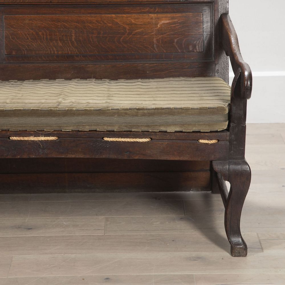 Mid 18th Century English Oak Settle SB9233520