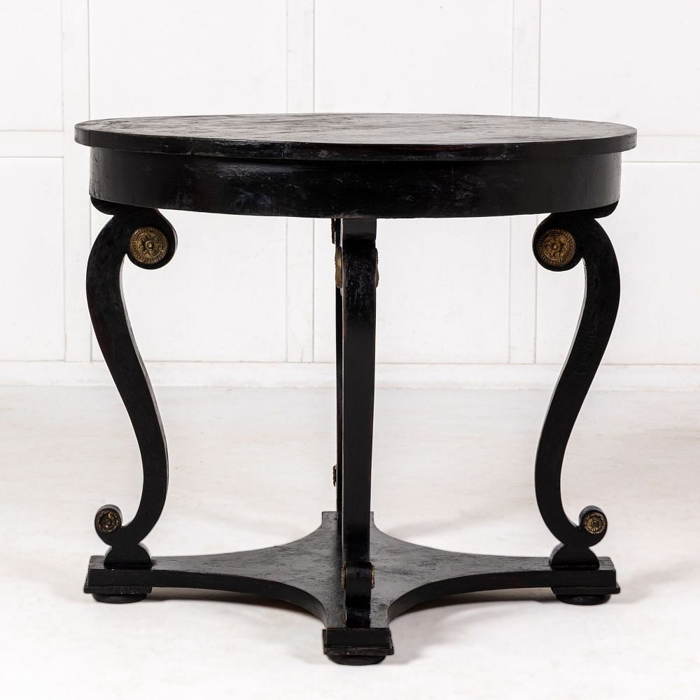 Early 19th Century Italian Ebonised Centre Table TC0633988