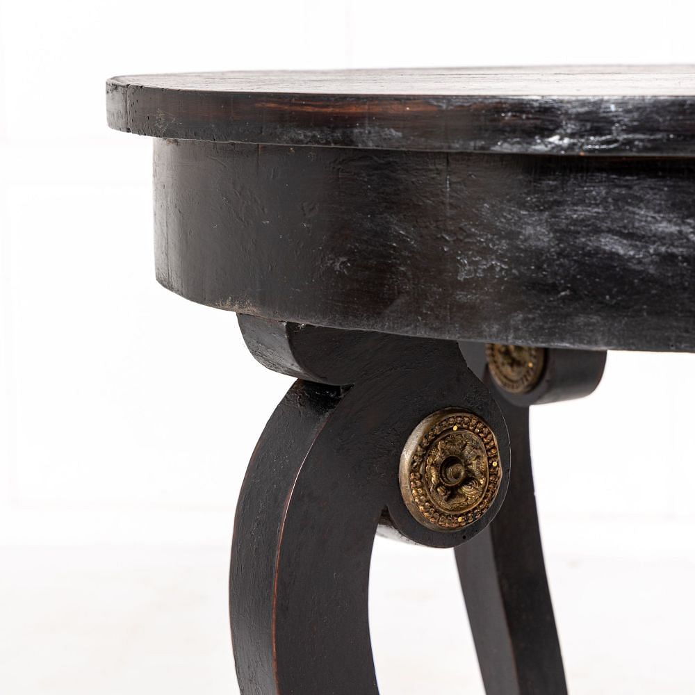 Early 19th Century Italian Ebonised Centre Table TC0633988