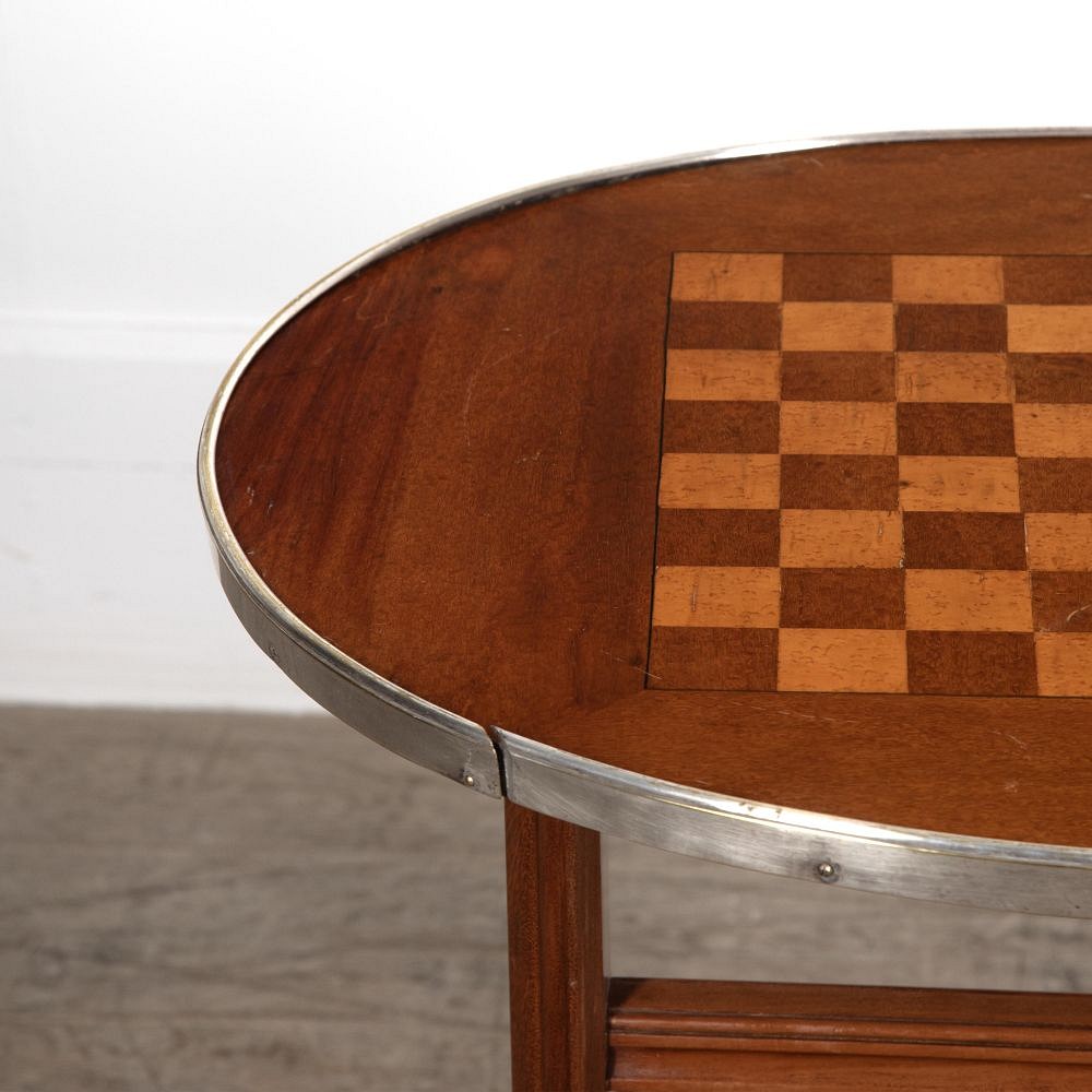Small 20th Century Oval Games Table TC1530029