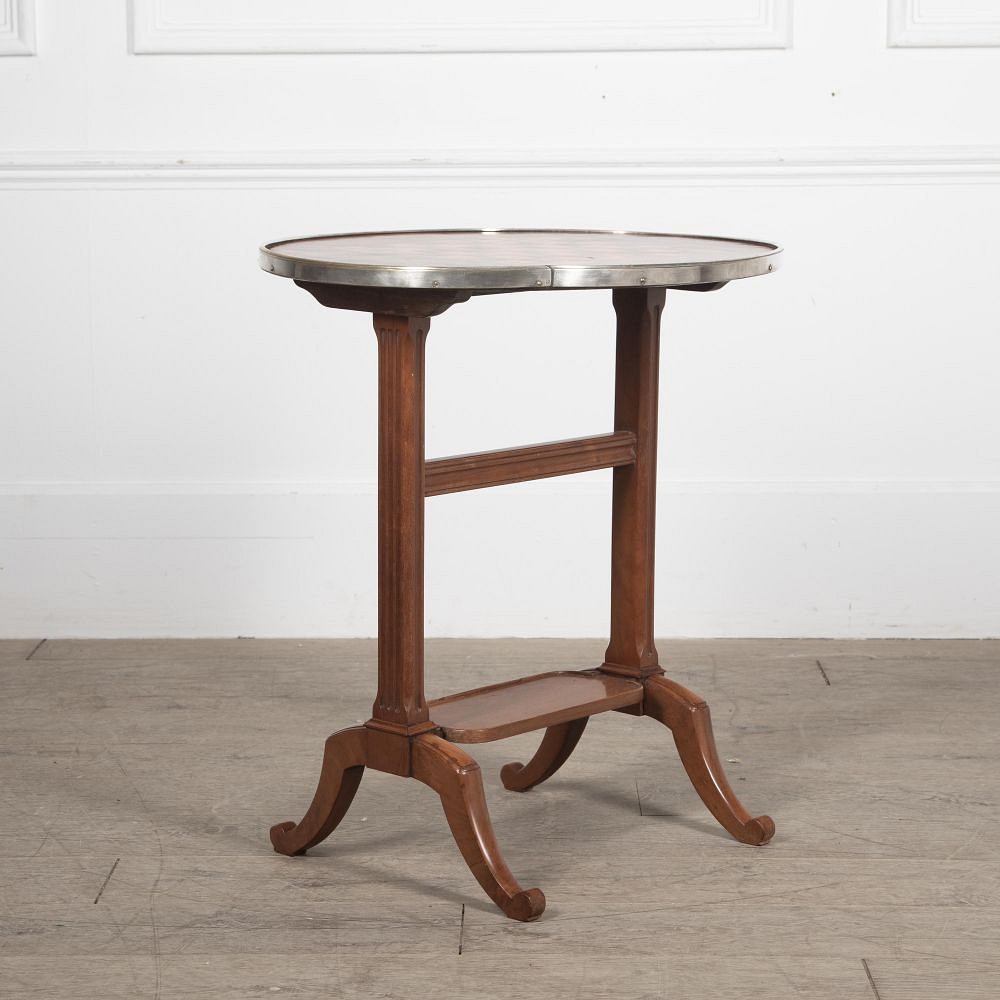 Small 20th Century Oval Games Table TC1530029