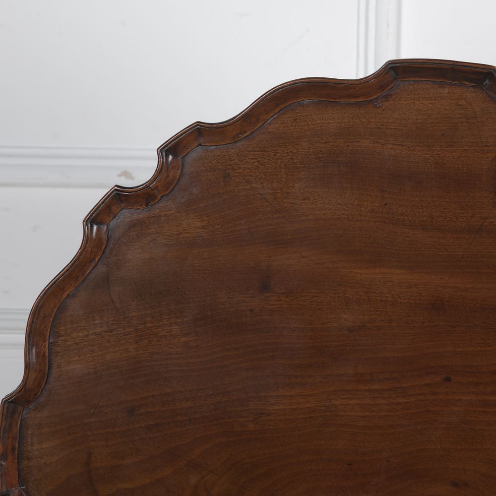 Georgian Mahogany Carved Tripod Table TC8024493