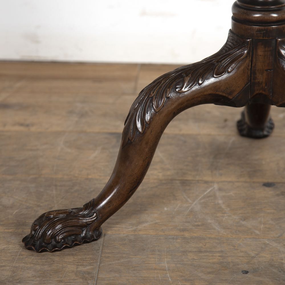 Georgian Mahogany Carved Tripod Table TC8024493