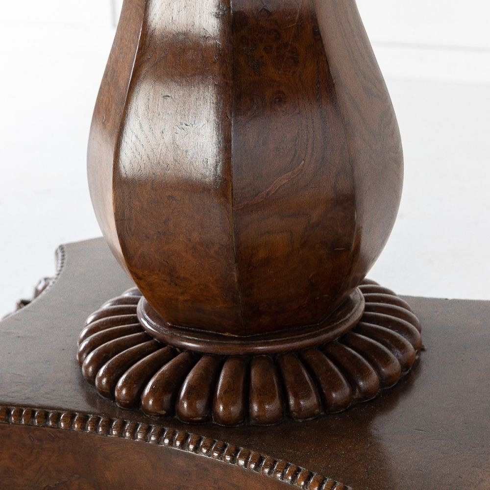 19th Century English Burr Oak Table TC9224079