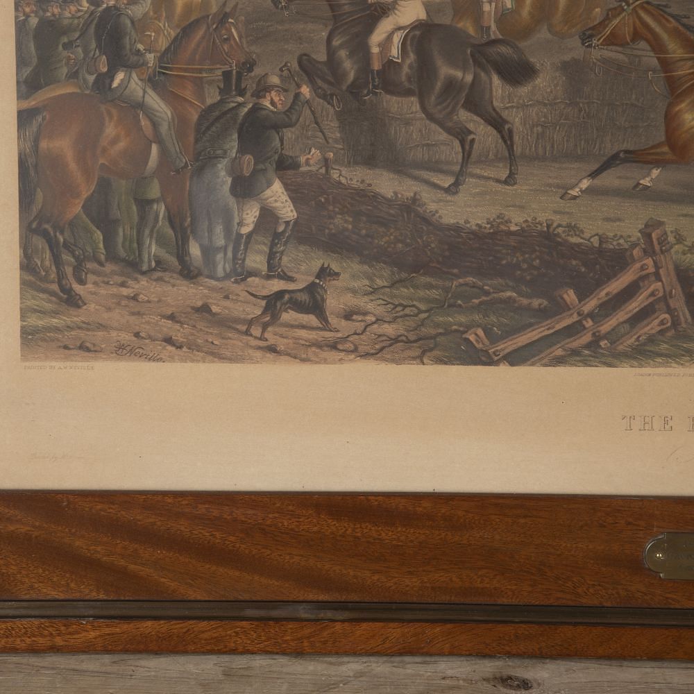 Large 19th Century English Print by J.McQueen WD1522784