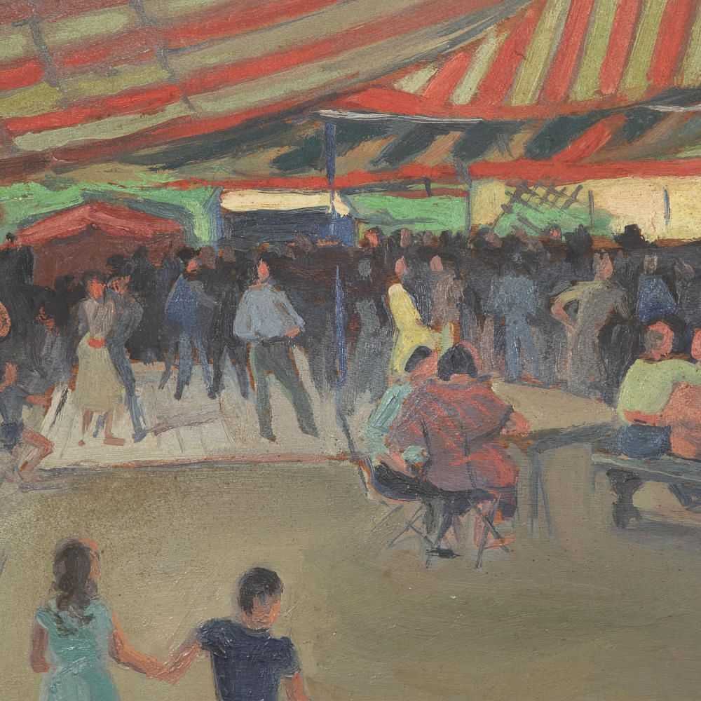 20th Century French Painting 'Danser à la Fête du Village' WD1530002