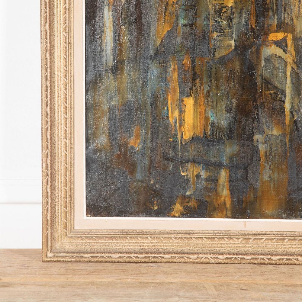 Large 20th Century French Abstract Painting WD3033116