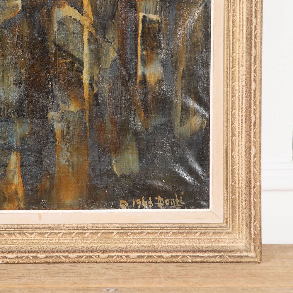 Large 20th Century French Abstract Painting WD3033116