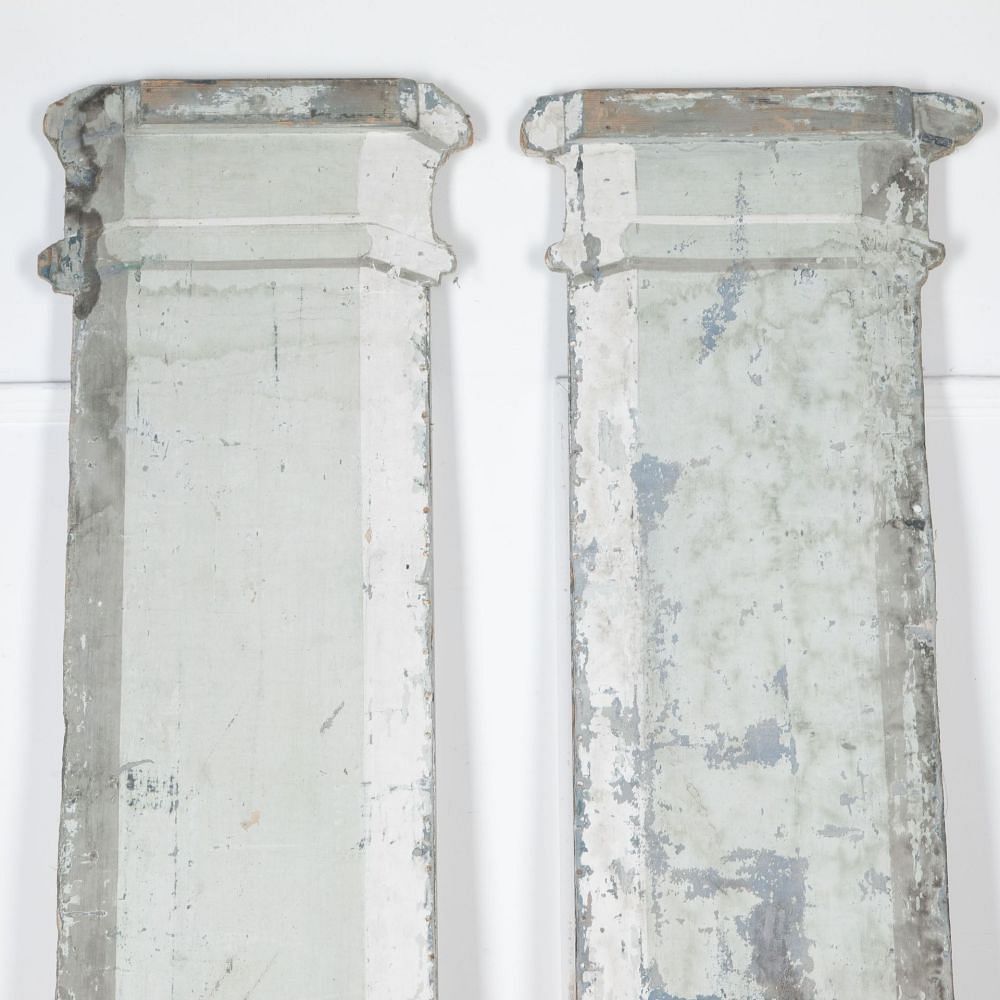 Pair of 20th Century French Trompe L'oeil Column Capitals WD3733166