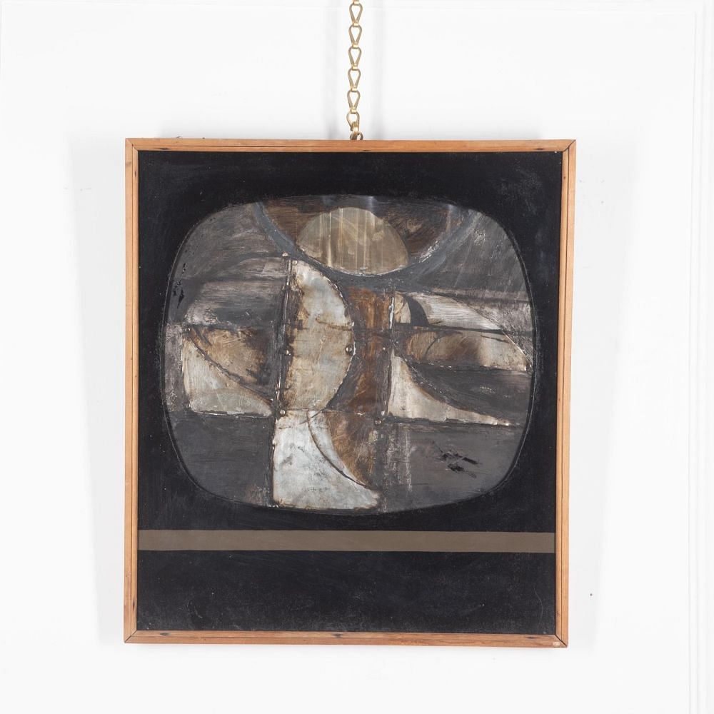 1970s Modernist Mixed Media Art Piece WD6530873