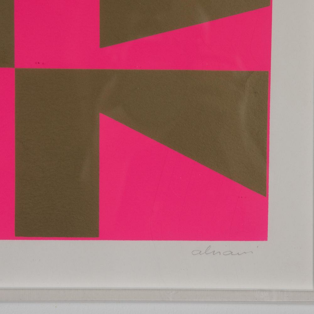 Set of Five 20th Century Italian Op Art Screen Prints WD7629950
