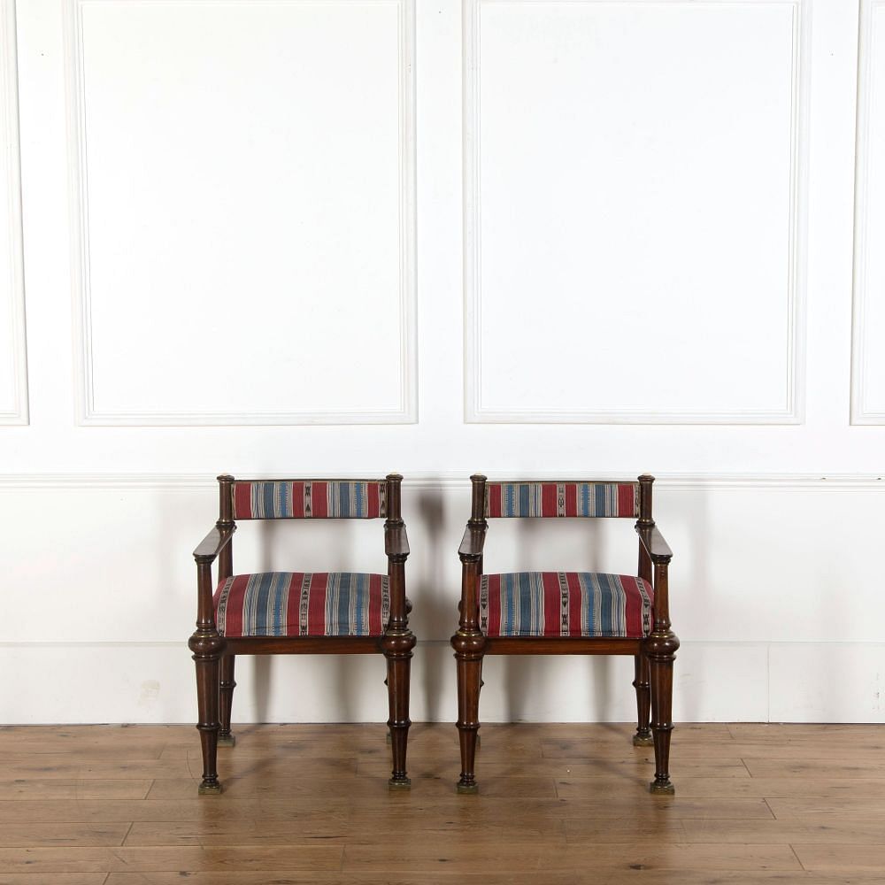 Pair of Danish Neo Classical Armchairs CH274402