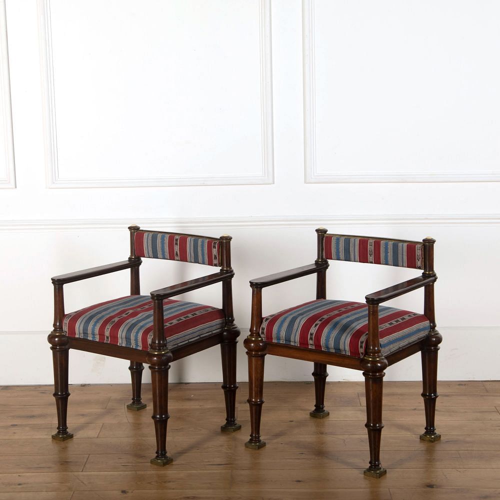 Pair of Danish Neo Classical Armchairs CH274402