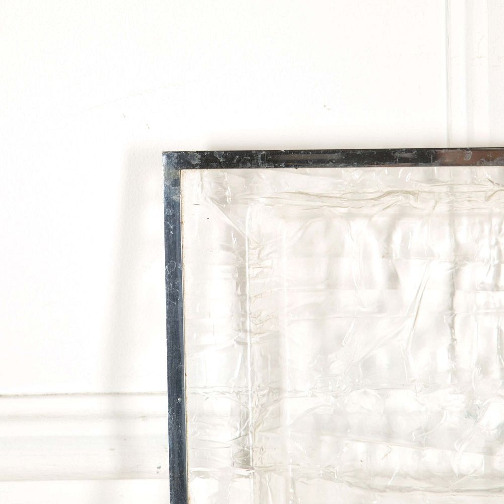 Clear Lucite Tray with Chrome Edging WD298588