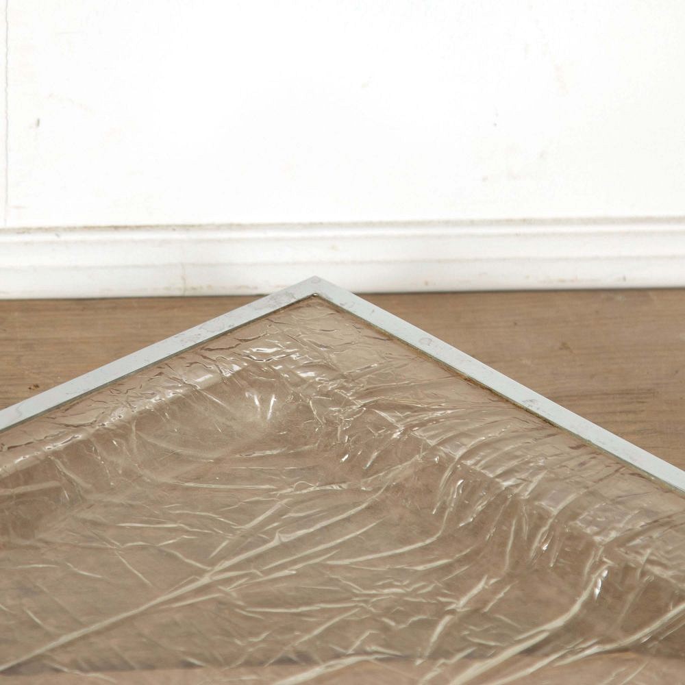 Clear Lucite Tray with Chrome Edging WD298588
