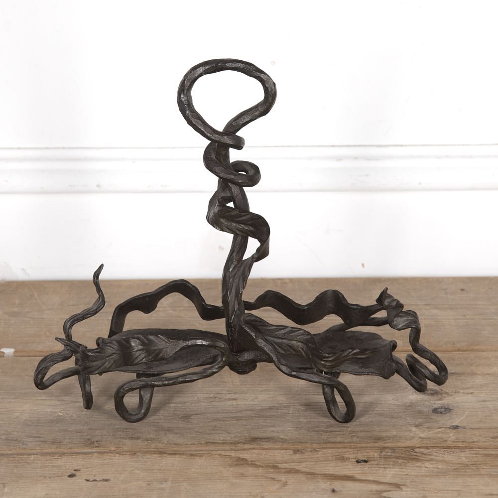 20th Century Italian Wrought Iron Bottle Holder DA2924014