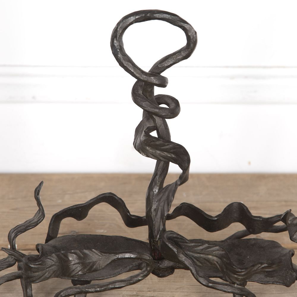 20th Century Italian Wrought Iron Bottle Holder DA2924014