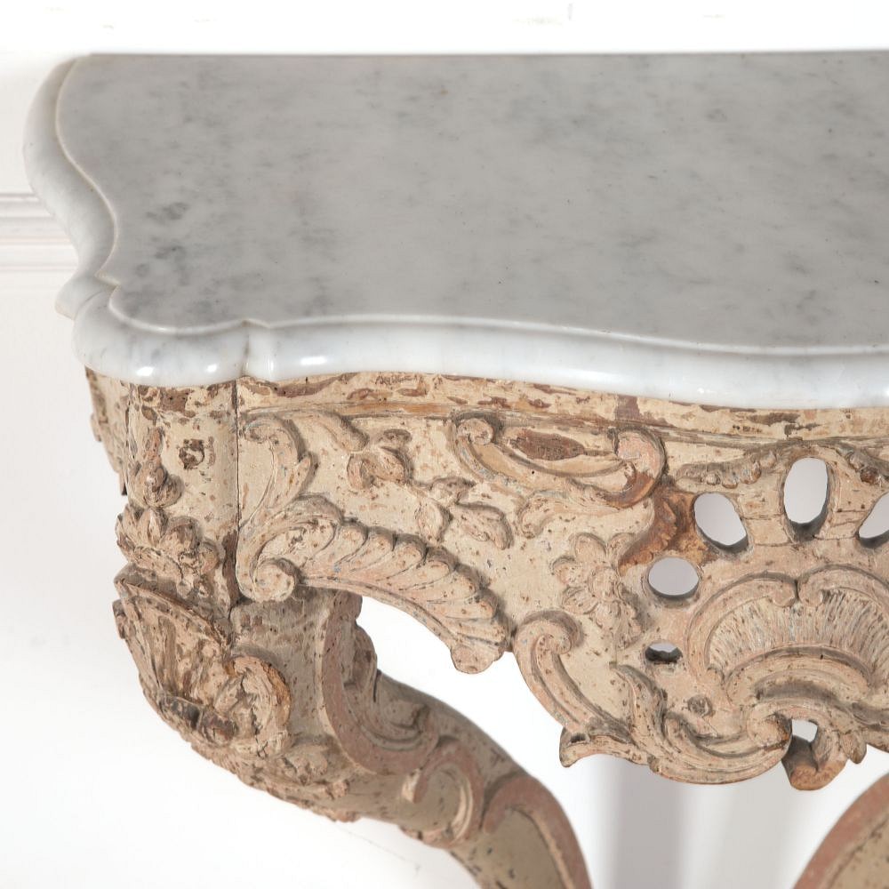 Decorative Marble Topped Console Table CO4710740
