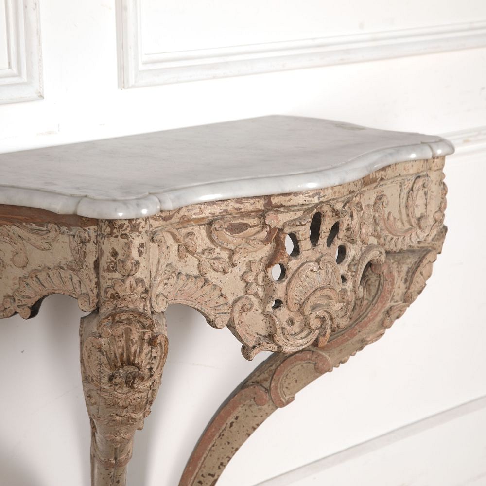 Decorative Marble Topped Console Table CO4710740