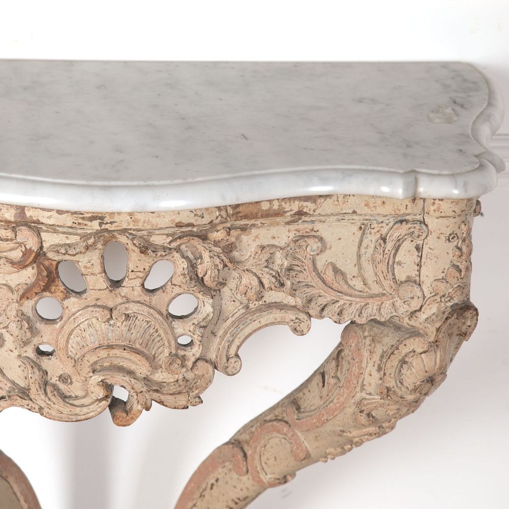 Decorative Marble Topped Console Table CO4710740