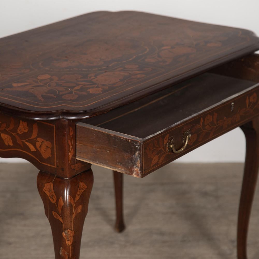 Early 19th Century Dutch Marquetry Side Table DA8430250