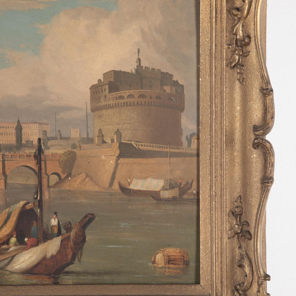 Early 19th Century Oil on Canvas of Rome WD0329614