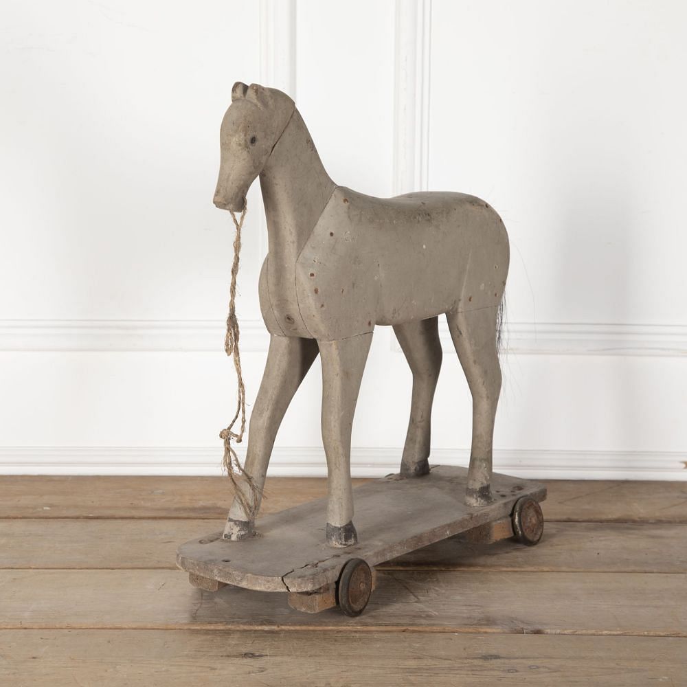 Early 20th Century French Child's Wooden Horse DA3431637