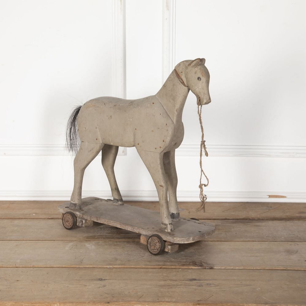 Early 20th Century French Child's Wooden Horse DA3431637