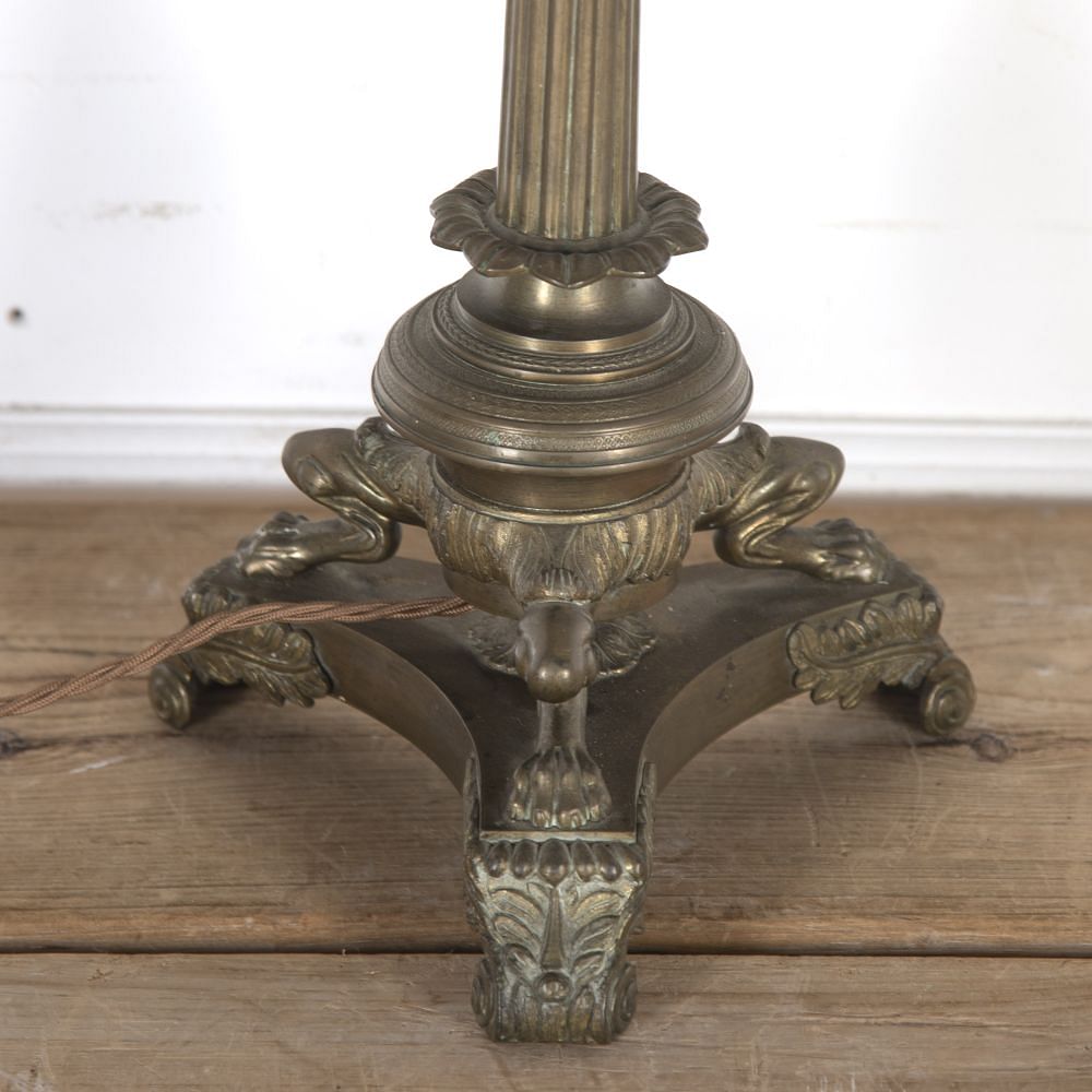 English William IV Gilt Brass Lamp LT2710416