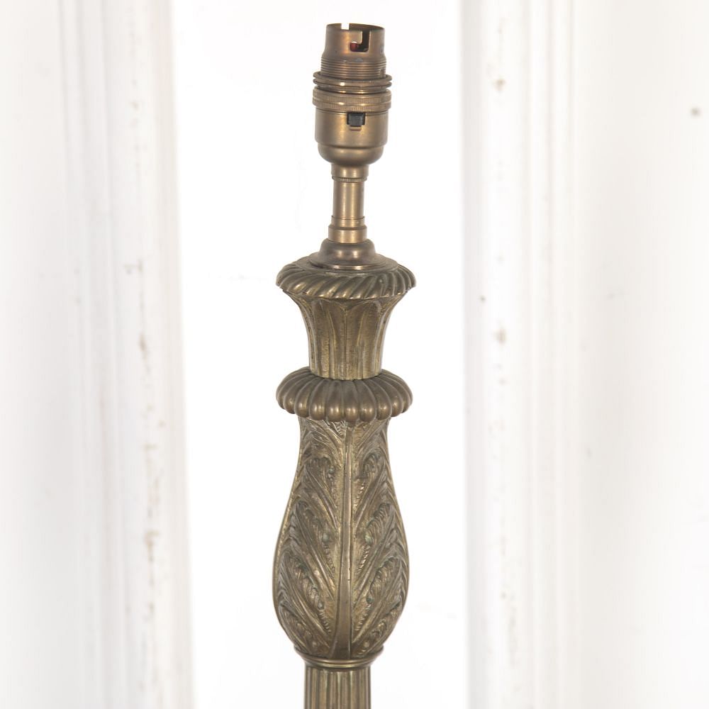 English William IV Gilt Brass Lamp LT2710416