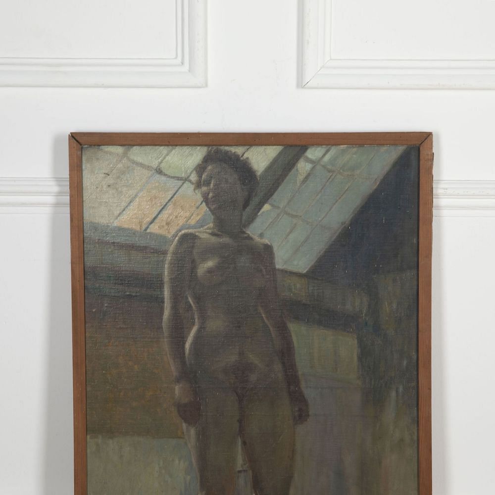 French 20th Century Nude Portrait WD2033094