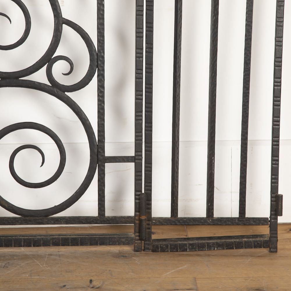 French Art Deco Wrought Iron Gates GA4624236