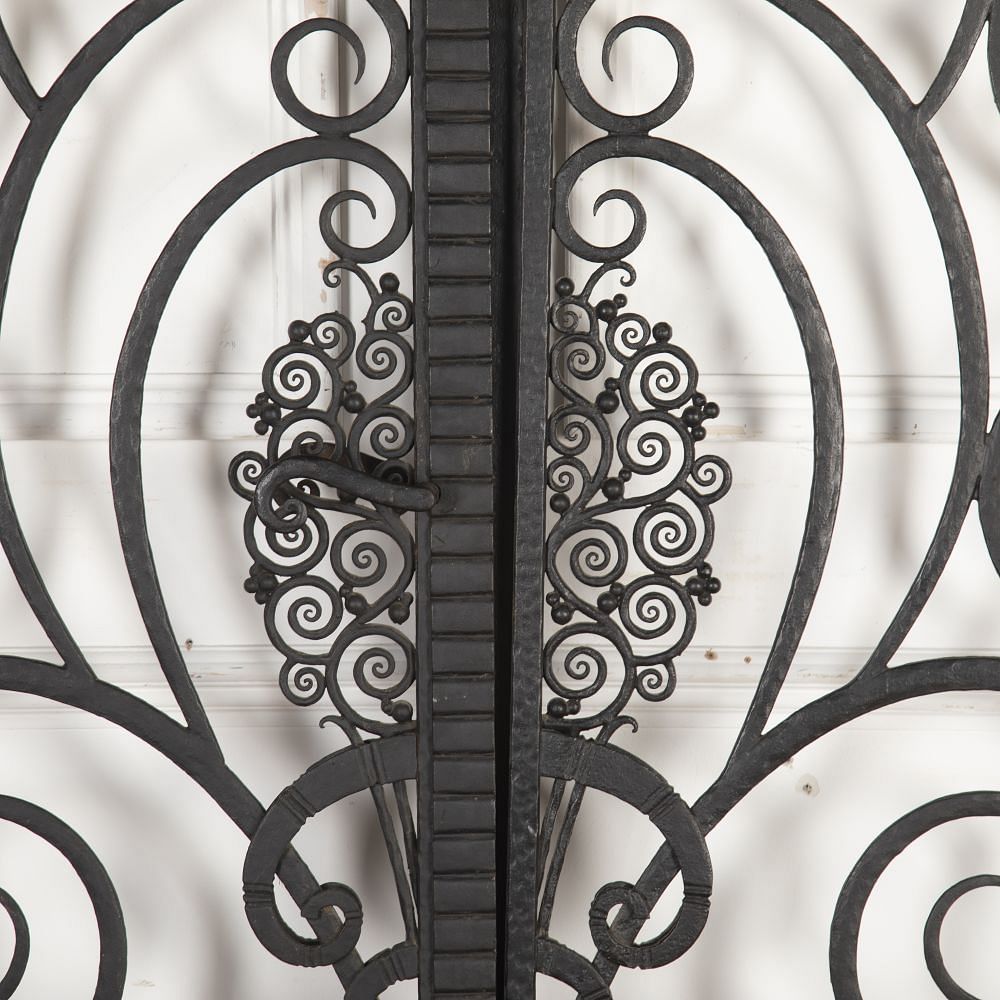French Art Deco Wrought Iron Gates GA4624236