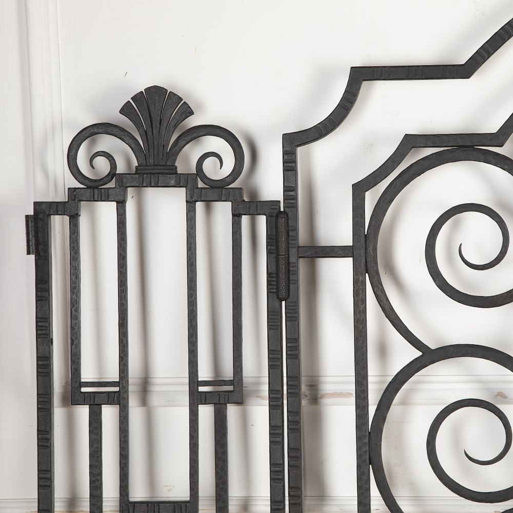French Art Deco Wrought Iron Gates GA4624236