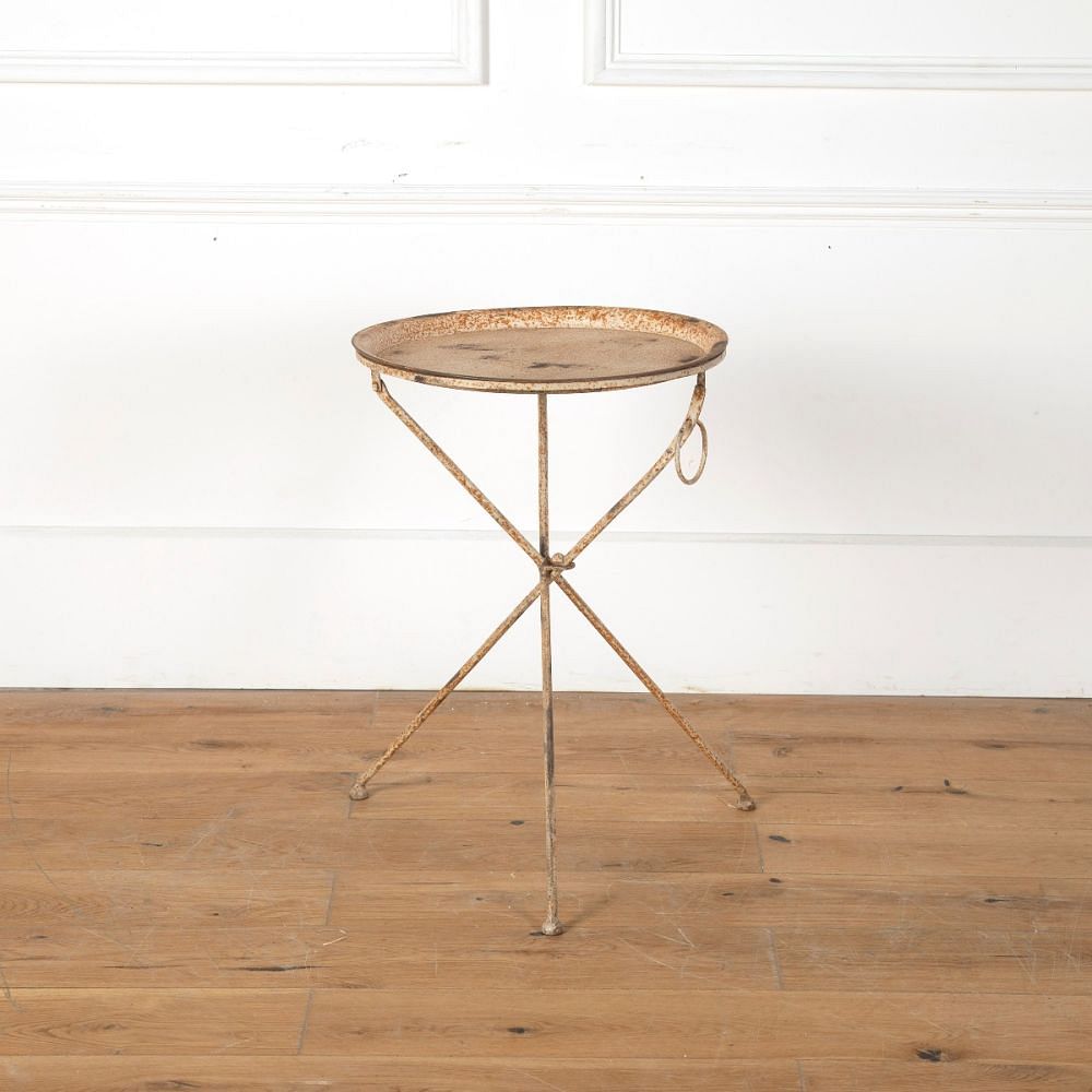 French Folding Tripod Tray Table TC7110803