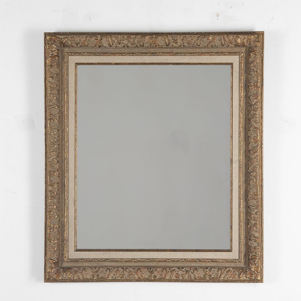20th Century French Gesso Gilt Framed Mirror MI3525078
