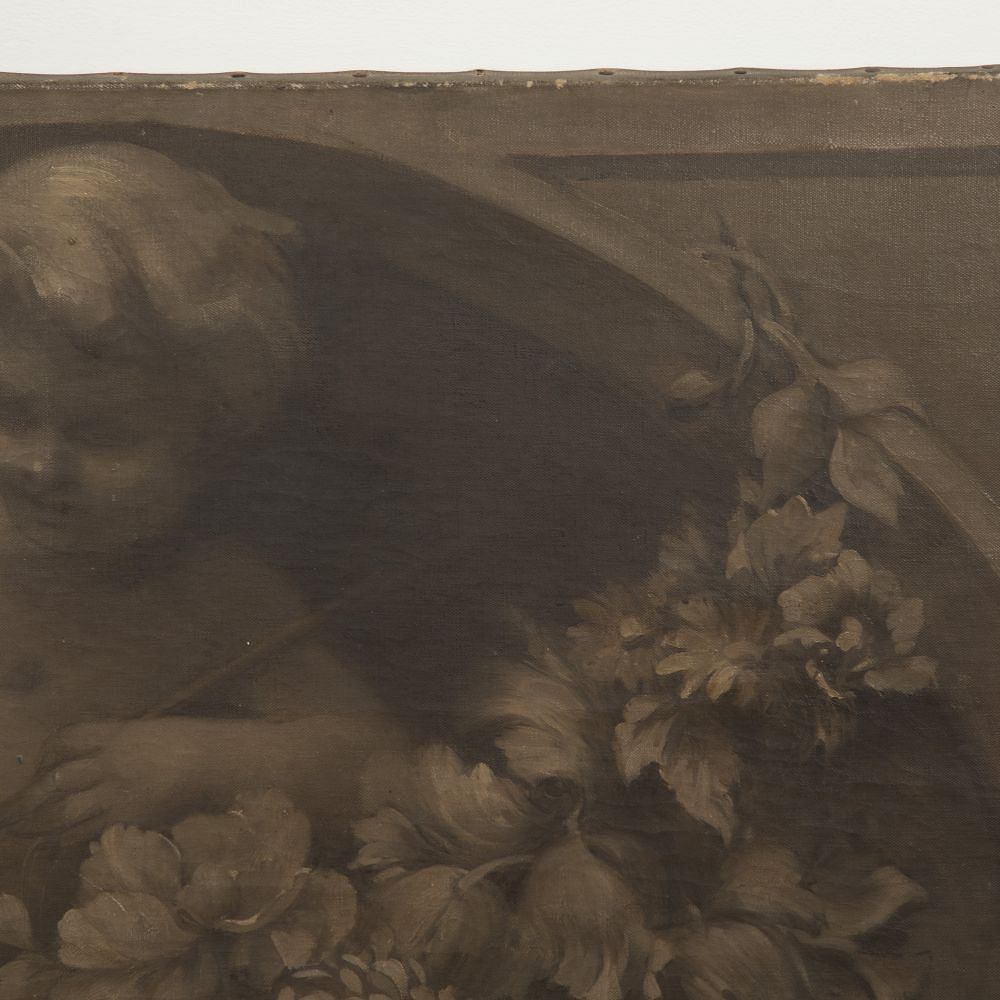 19th Century French Grisaille Painting of A Cherub WD1521008