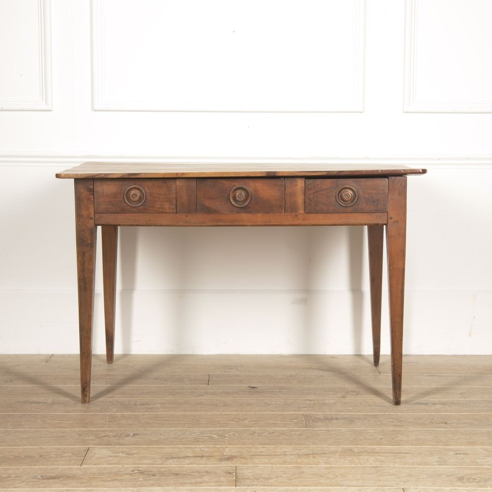 French Provincial Cherrywood and Walnut Table CO9216217