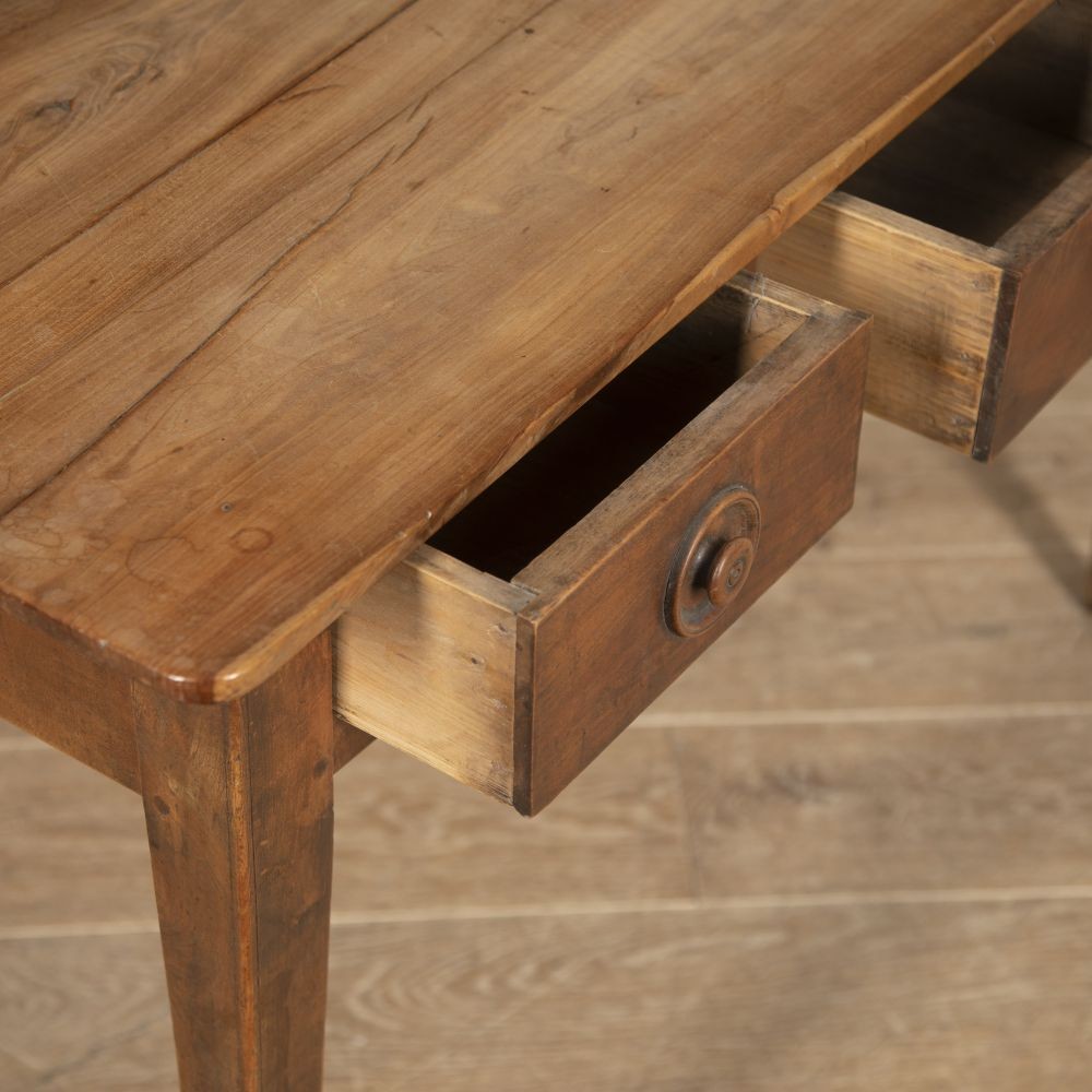 French Provincial Cherrywood and Walnut Table CO9216217