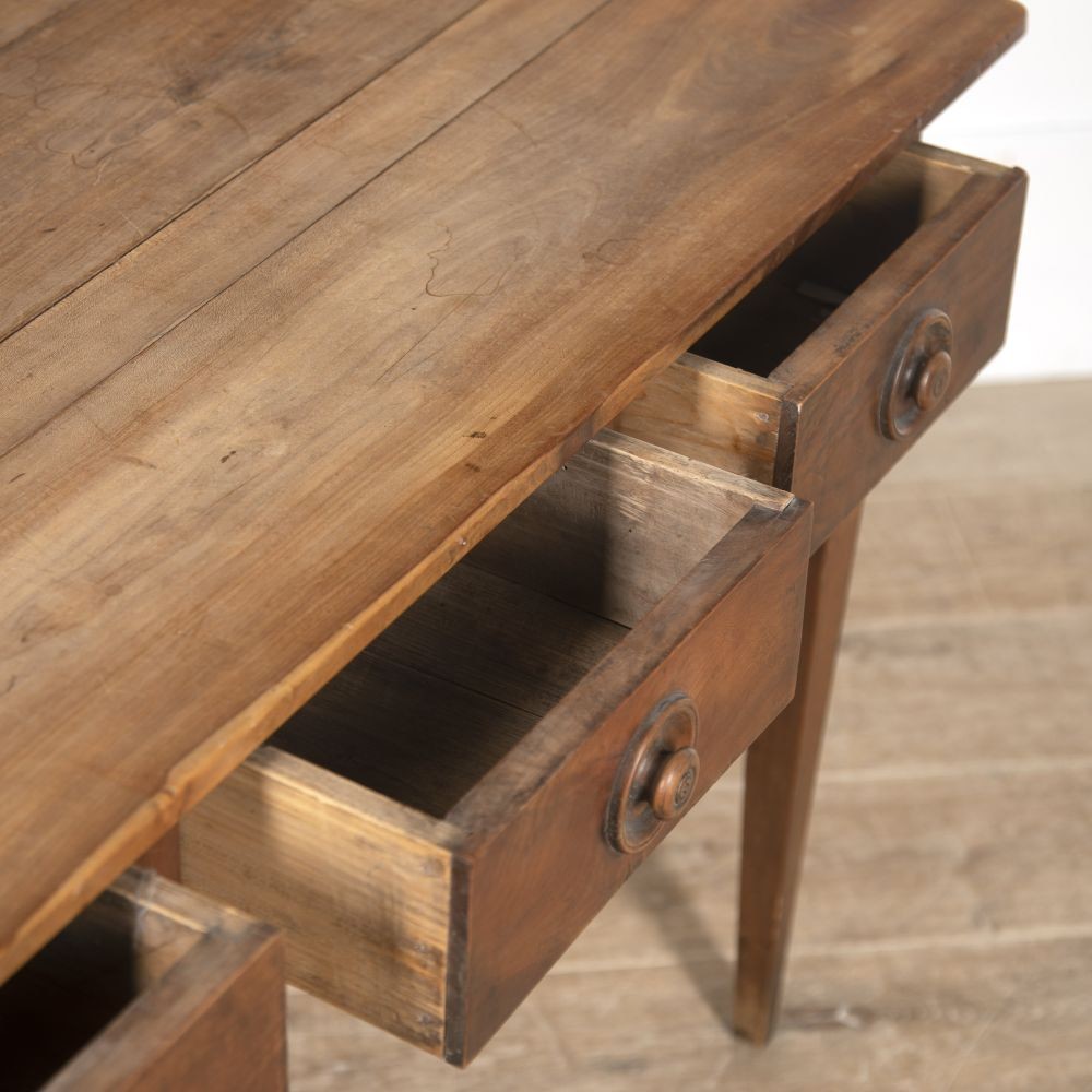 French Provincial Cherrywood and Walnut Table CO9216217