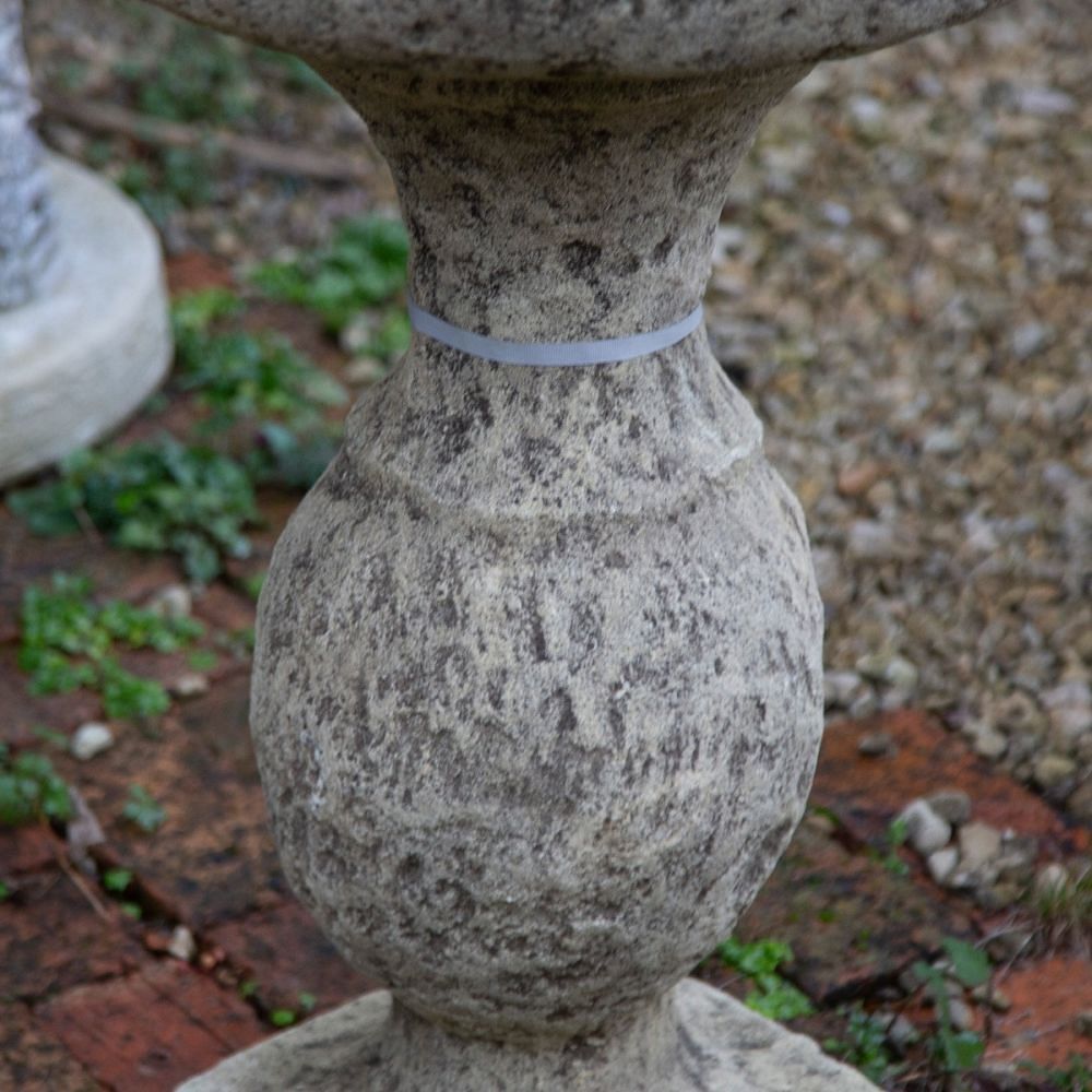 Stone Birdbath on Baluster Pedestal GA1961618