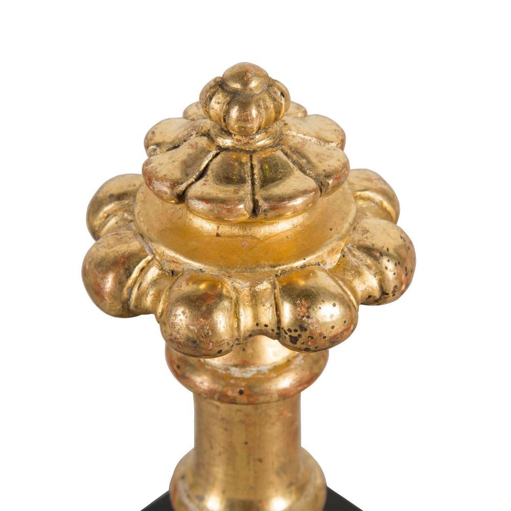 Hand Carved And Water Gilded Finial DA7159271