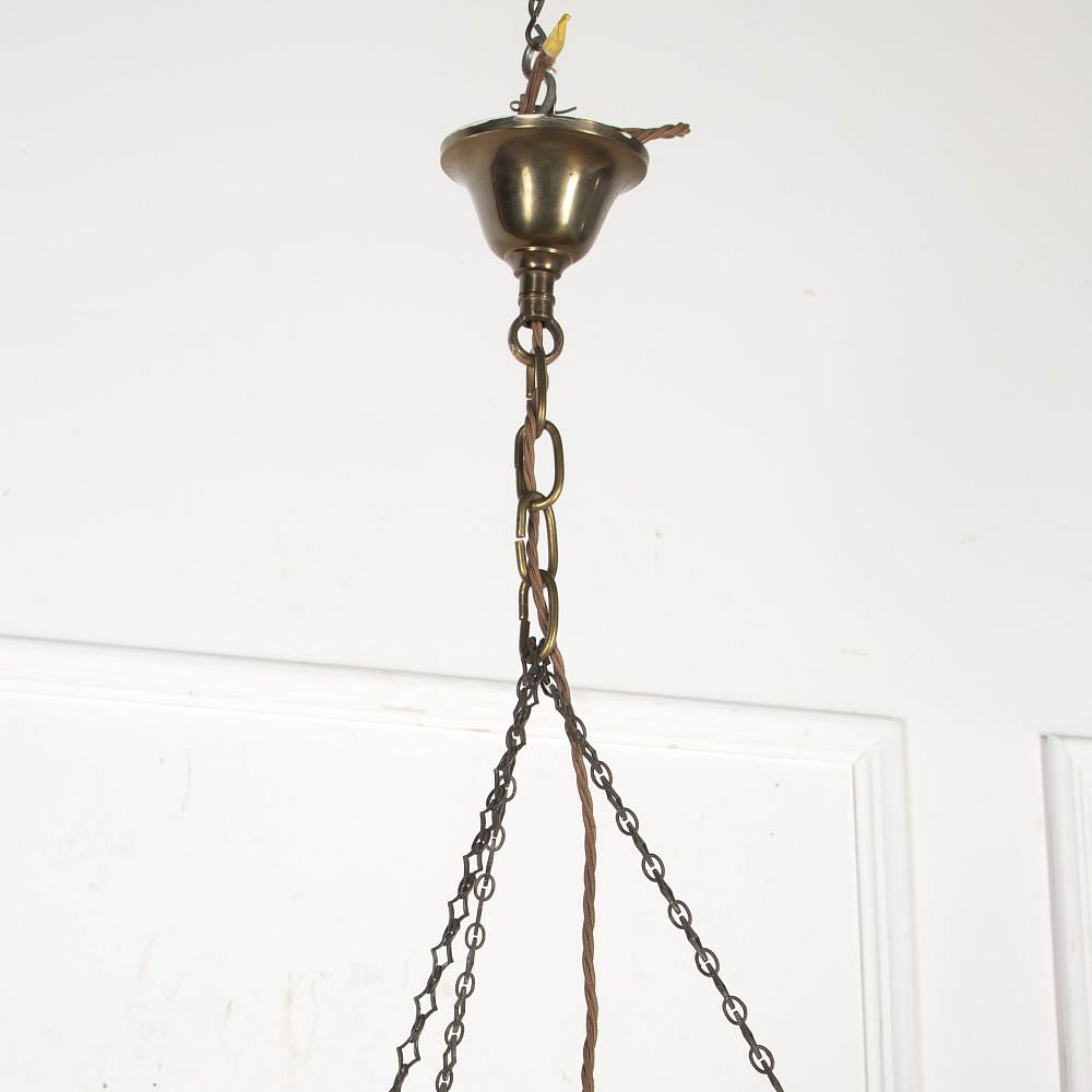 20th Century Hand Painted Hanging Shade LC3625729