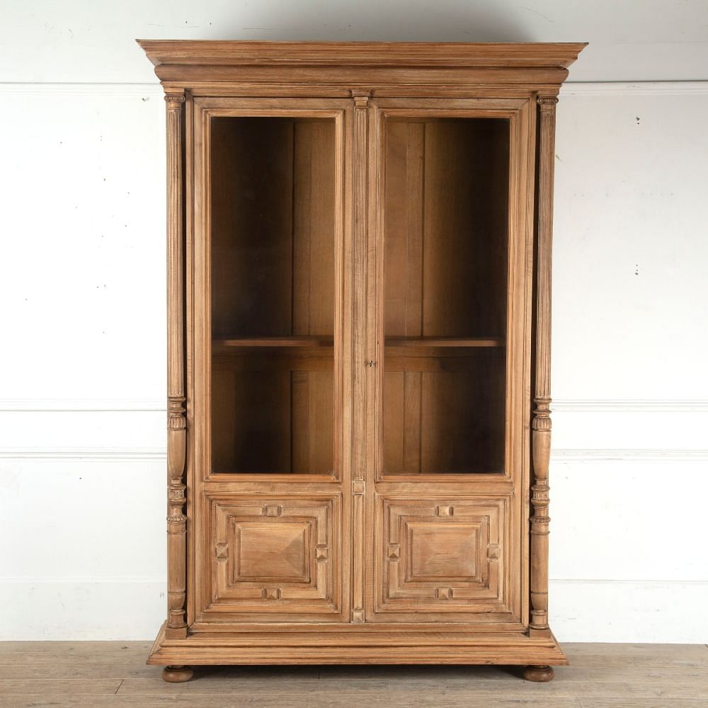 Two Door Walnut Bookcase BK4813145
