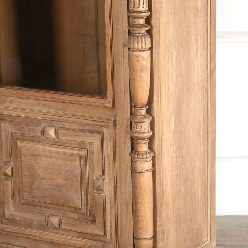 Two Door Walnut Bookcase BK4813145