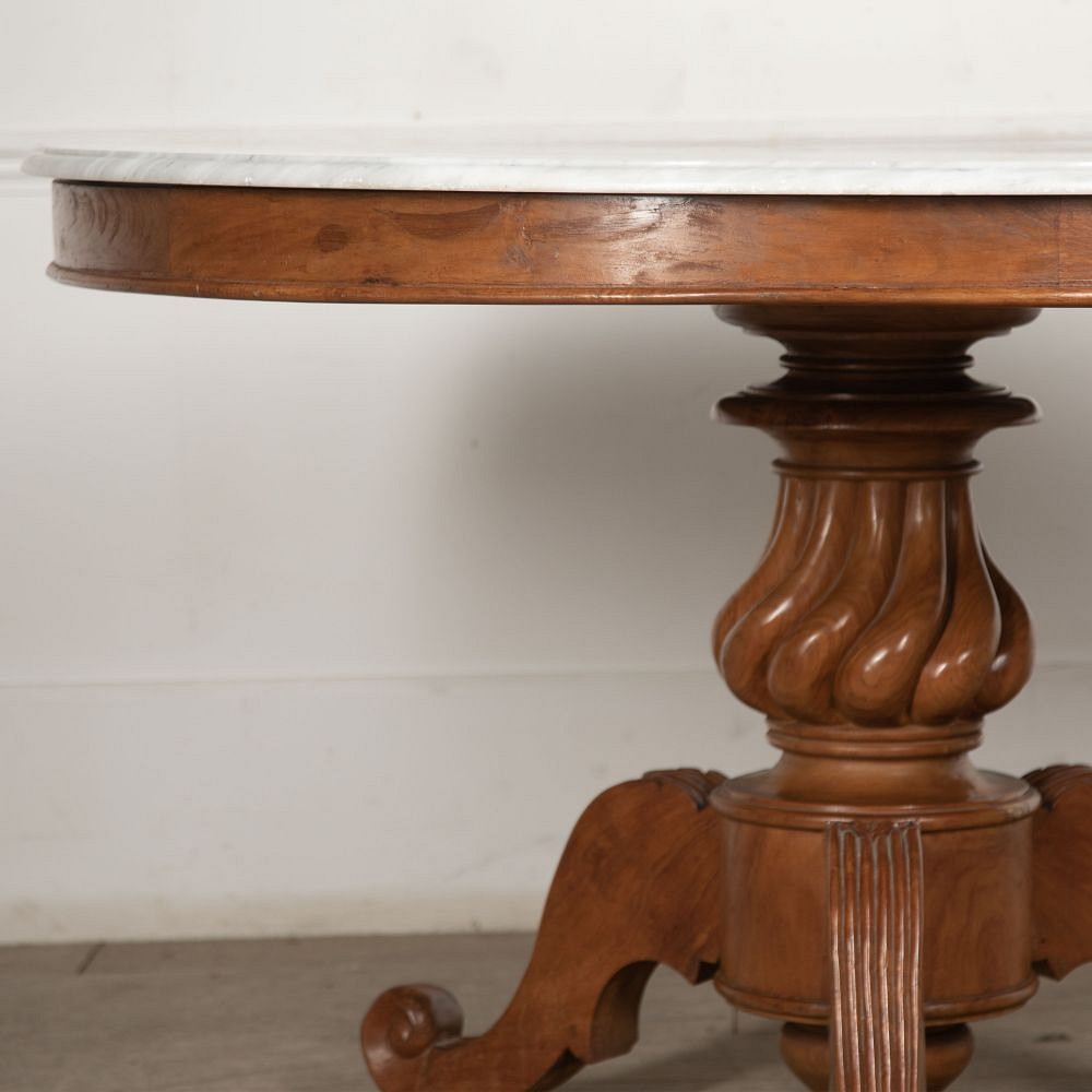 Large 20th Century Round Marble Top Table TD5227222