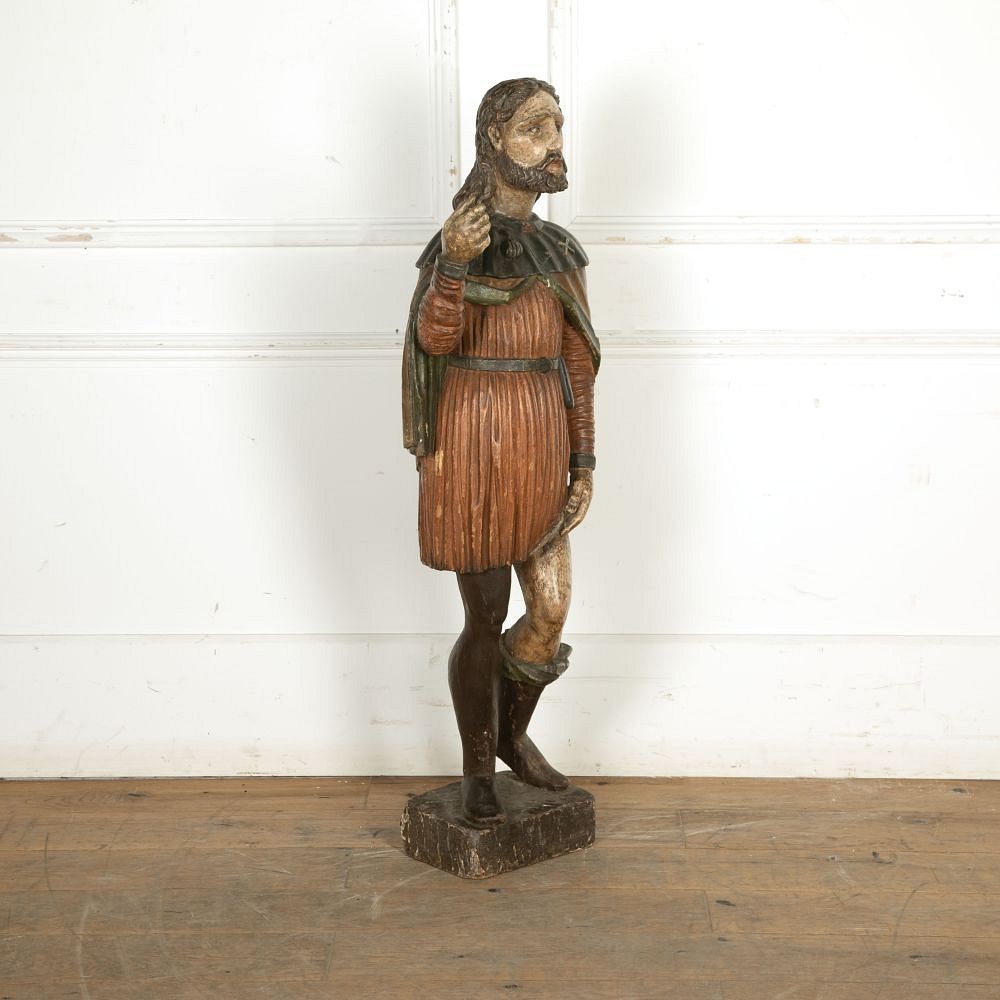 Large 18th Century Carving of St.Roche DA0326084
